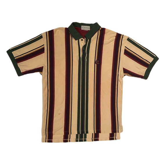 Vintage 80s Striped Polo
